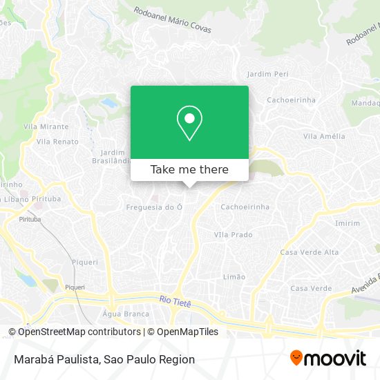 Mapa Marabá Paulista