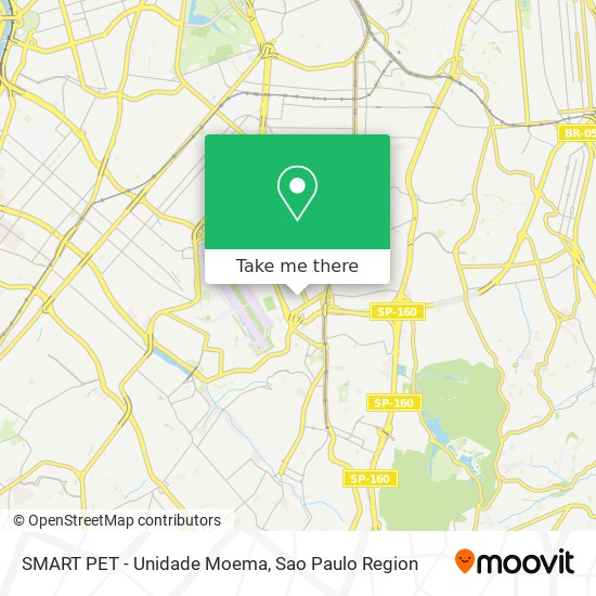 SMART PET - Unidade Moema map