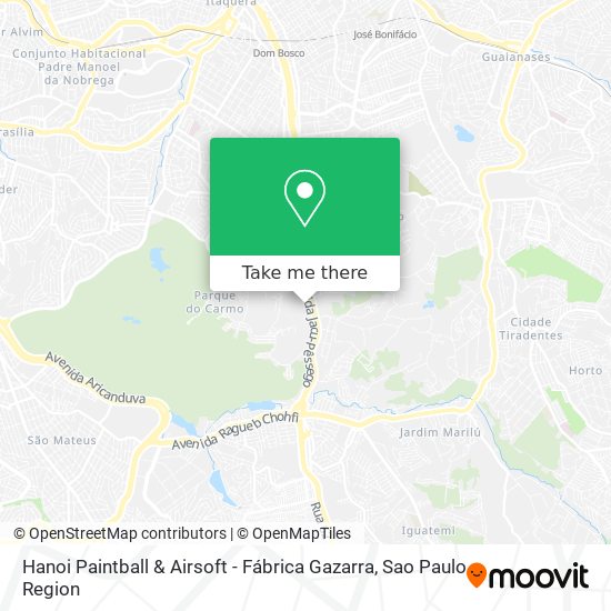 Hanoi Paintball & Airsoft - Fábrica Gazarra map