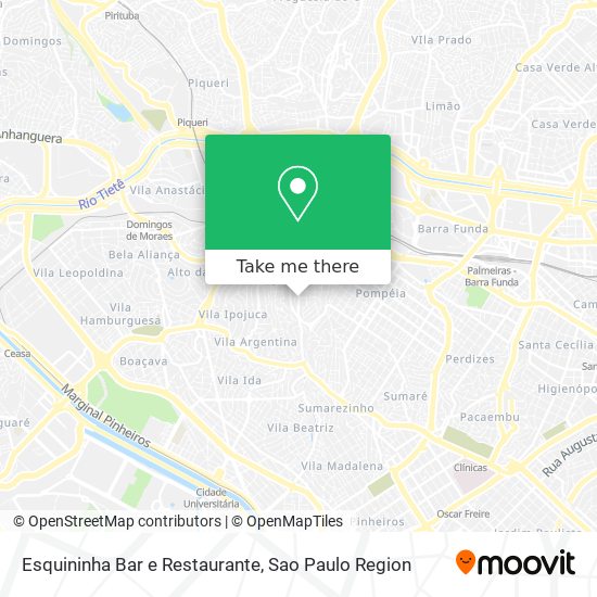 Esquininha Bar e Restaurante map