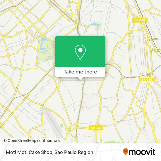 Mapa Moti Moti Cake Shop