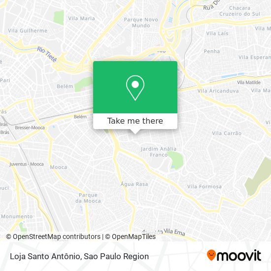 Loja Santo Antônio map