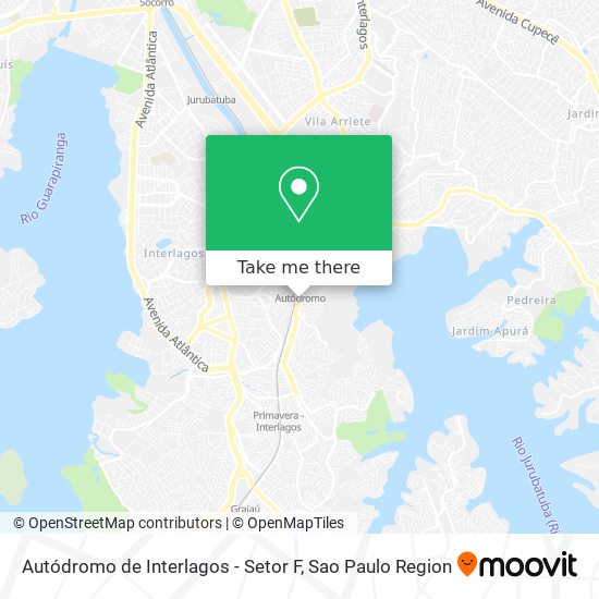 Autódromo de Interlagos - Setor F map
