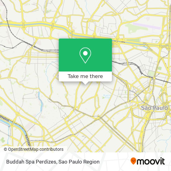 Mapa Buddah Spa Perdizes