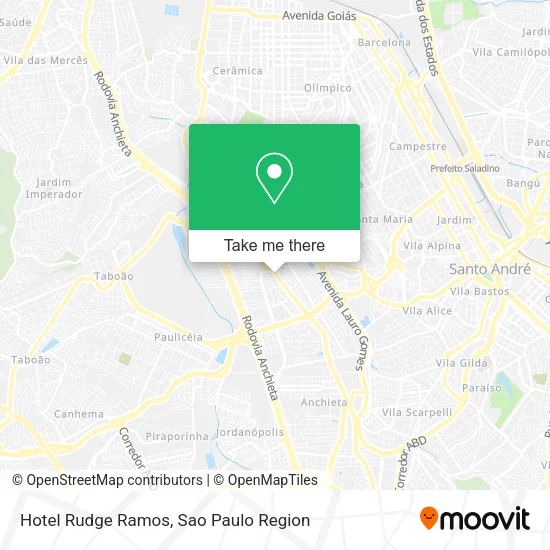 Hotel Rudge Ramos map