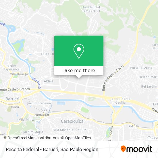 Mapa Receita Federal - Barueri