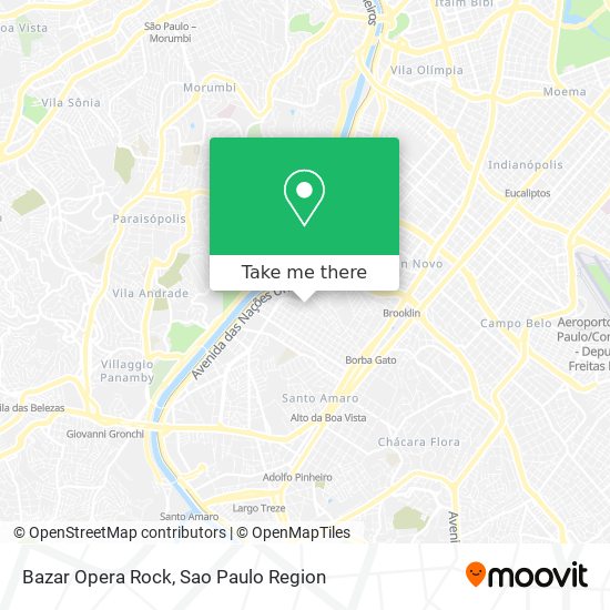 Bazar Opera Rock map