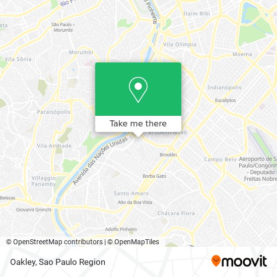 Mapa Oakley