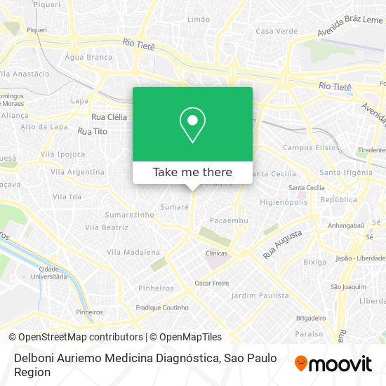 Delboni Auriemo Medicina Diagnóstica map