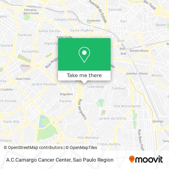 A.C.Camargo Cancer Center map