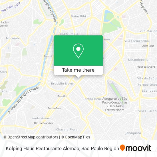 Kolping Haus Restaurante Alemão map