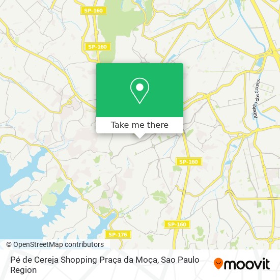 Pé de Cereja Shopping Praça da Moça map