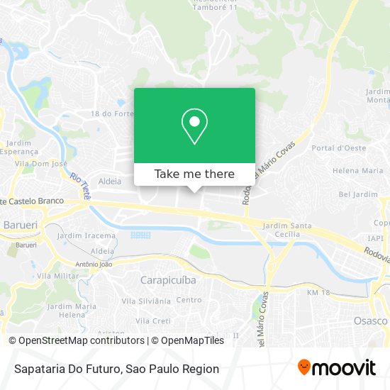 Sapataria Do Futuro map