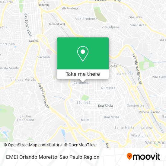 EMEI Orlando Moretto map
