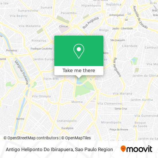 Antigo Heliponto Do Ibirapuera map