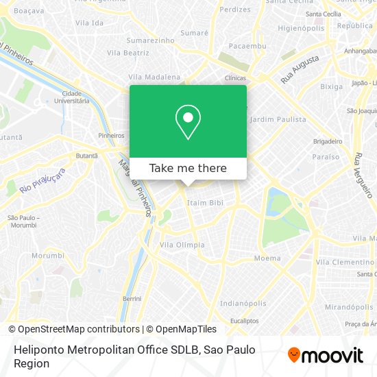 Heliponto Metropolitan Office SDLB map