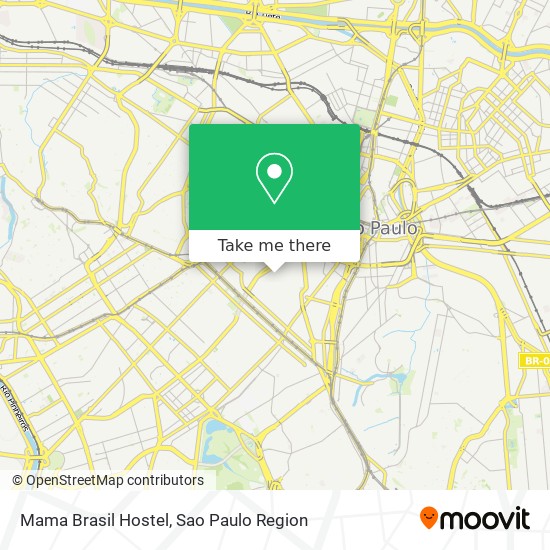 Mama Brasil Hostel map