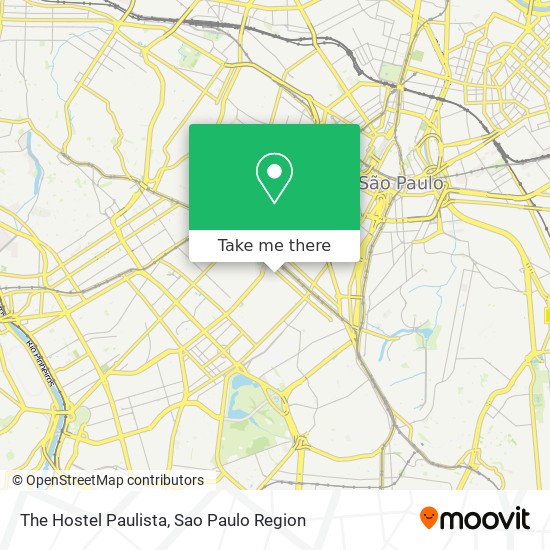 The Hostel Paulista map