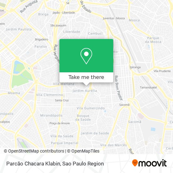 Parcão Chacara Klabin map