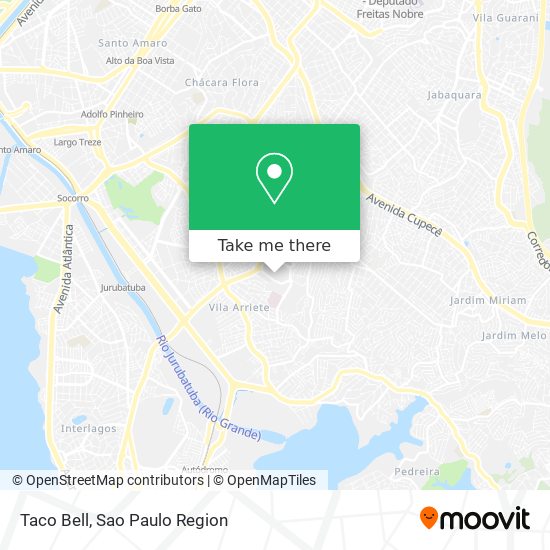Mapa Taco Bell