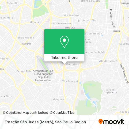 Estação São Judas (Metrô) map