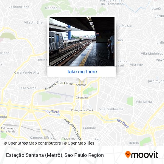 Estação Santana (Metrô) map
