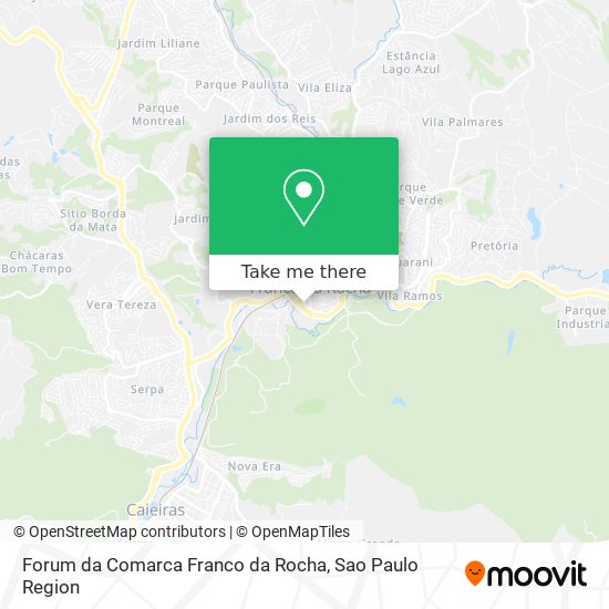 Forum da Comarca Franco da Rocha map