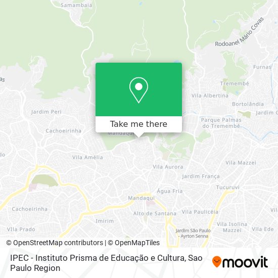 Mapa IPEC - Instituto Prisma de Educação e Cultura