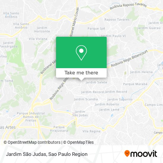 Jardim São Judas map