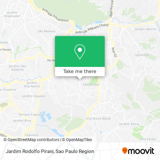 Jardim Rodolfo Pirani map