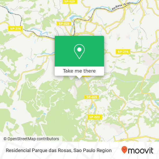 Residencial Parque das Rosas map