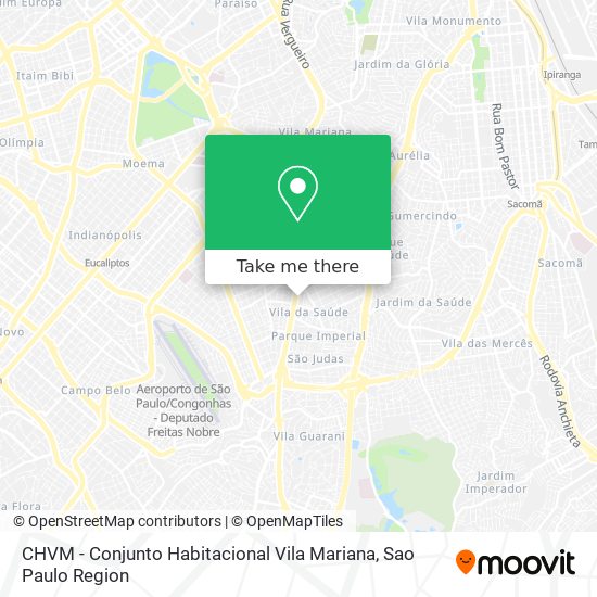 CHVM - Conjunto Habitacional Vila Mariana map