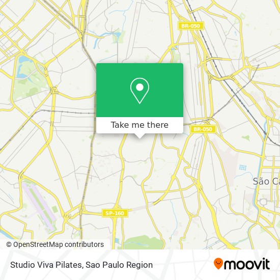 Mapa Studio Viva Pilates