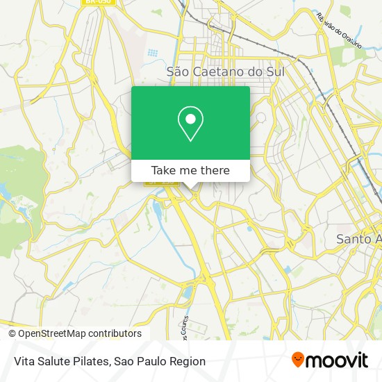 Vita Salute Pilates map