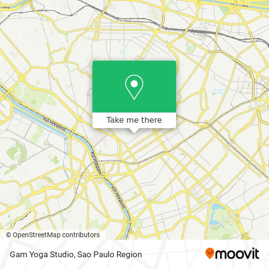 Gam Yoga Studio map