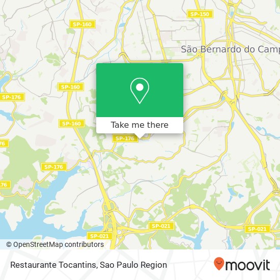 Restaurante Tocantins map