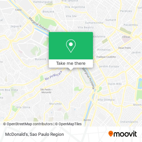 McDonald's map