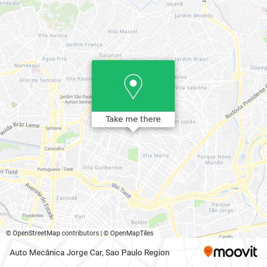 Auto Mecânica Jorge Car map