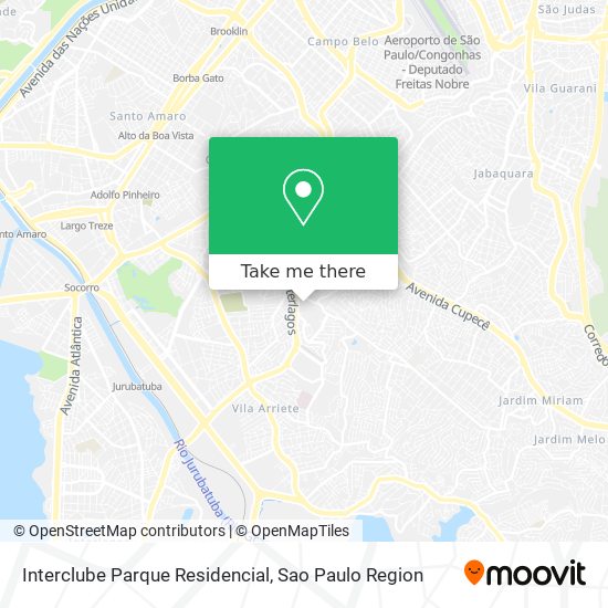 Mapa Interclube Parque Residencial