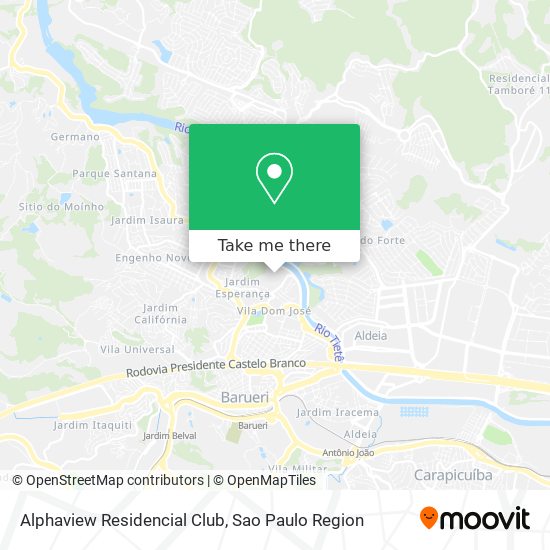 Mapa Alphaview Residencial Club