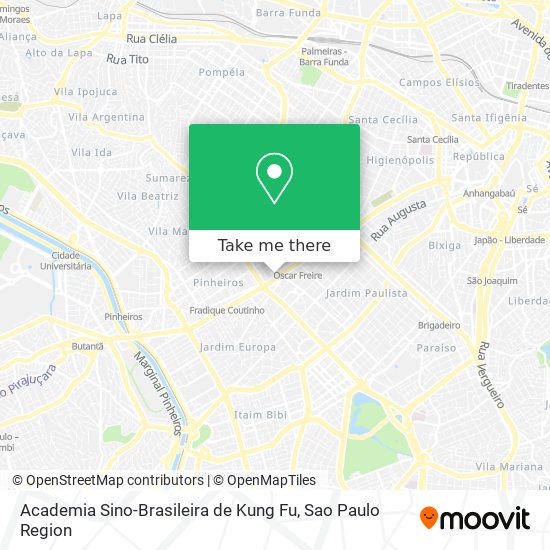 Academia Sino-Brasileira de Kung Fu map