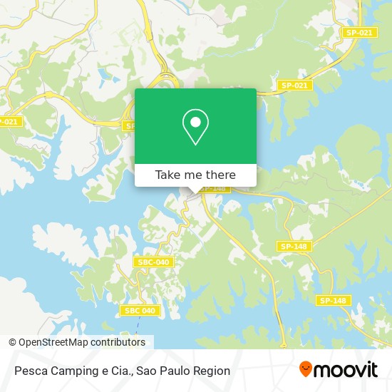 Mapa Pesca Camping e Cia.
