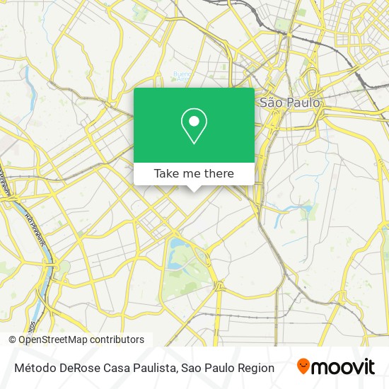 Mapa Método DeRose Casa Paulista