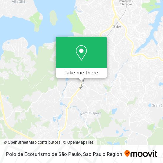 Polo de Ecoturismo de São Paulo map