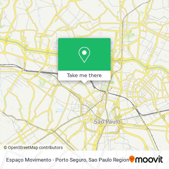 Espaço Movimento - Porto Seguro map