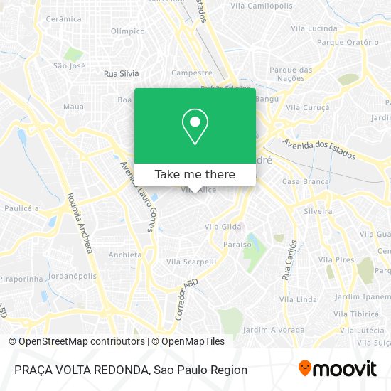 Mapa PRAÇA VOLTA REDONDA