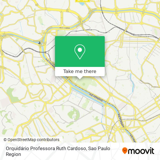 Mapa Orquidário Professora Ruth Cardoso