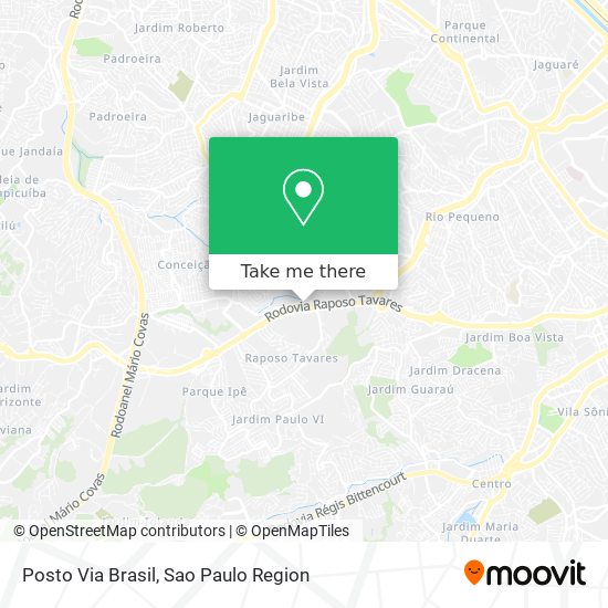 Posto Via Brasil map