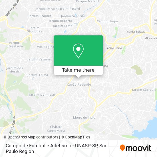 Campo de Futebol e Atletismo - UNASP-SP map