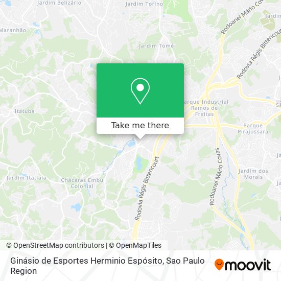 Ginásio de Esportes Herminio Espósito map